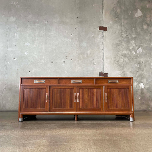 Mid Century Modern Walnut Credenza by Willett