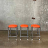Cal-Style Chrome Set of 3 Stools Product Image