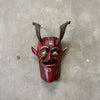 Vintage Hand Carved Wooden Mexican "El Diablo" Folk Art Mask Product Image