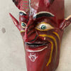 Vintage Hand Carved Wooden Mexican "El Diablo" Folk Art Mask Product Image