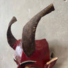 Vintage Hand Carved Wooden Mexican "El Diablo" Folk Art Mask Product Image