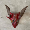 Vintage Hand Carved Wooden Mexican "El Diablo" Folk Art Mask Product Image