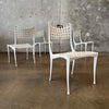Set of 4 "Sol y Luna" Chairs in Cast Aluminum by Dan Johnson for Brown Saltman Product Image