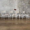 Set of 4 "Sol y Luna" Chairs in Cast Aluminum by Dan Johnson for Brown Saltman Product Image