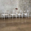 Set of 4 "Sol y Luna" Chairs in Cast Aluminum by Dan Johnson for Brown Saltman Product Image