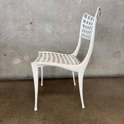 Set of 4 Cast Aluminum "Sol y Luna" Chairs by Dan Johnson for Brown Saltman