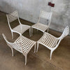 Set of 4 "Sol y Luna" Chairs in Cast Aluminum by Dan Johnson for Brown Saltman Product Image