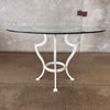 Cast Aluminum Patio Table w/ Glass Top Product Image