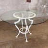 Cast Aluminum Patio Table w/ Glass Top Product Image