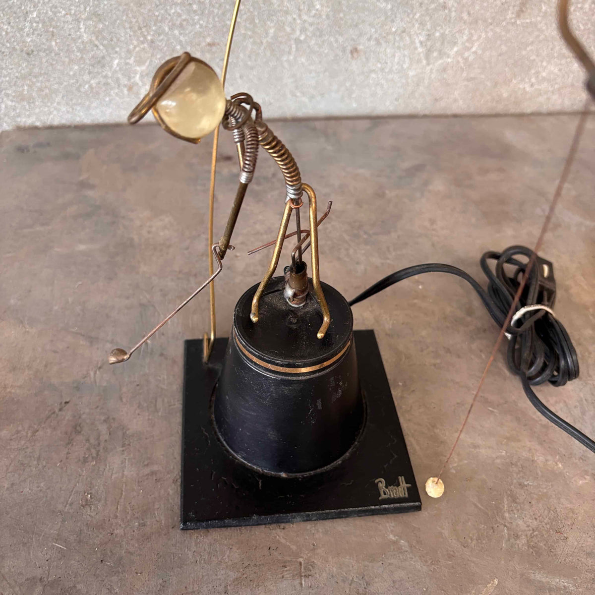 Vintage Kinetco Sculpture By Artist Bradt (Golf)