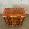 Burl Wood Three Drawer Chest Product Image