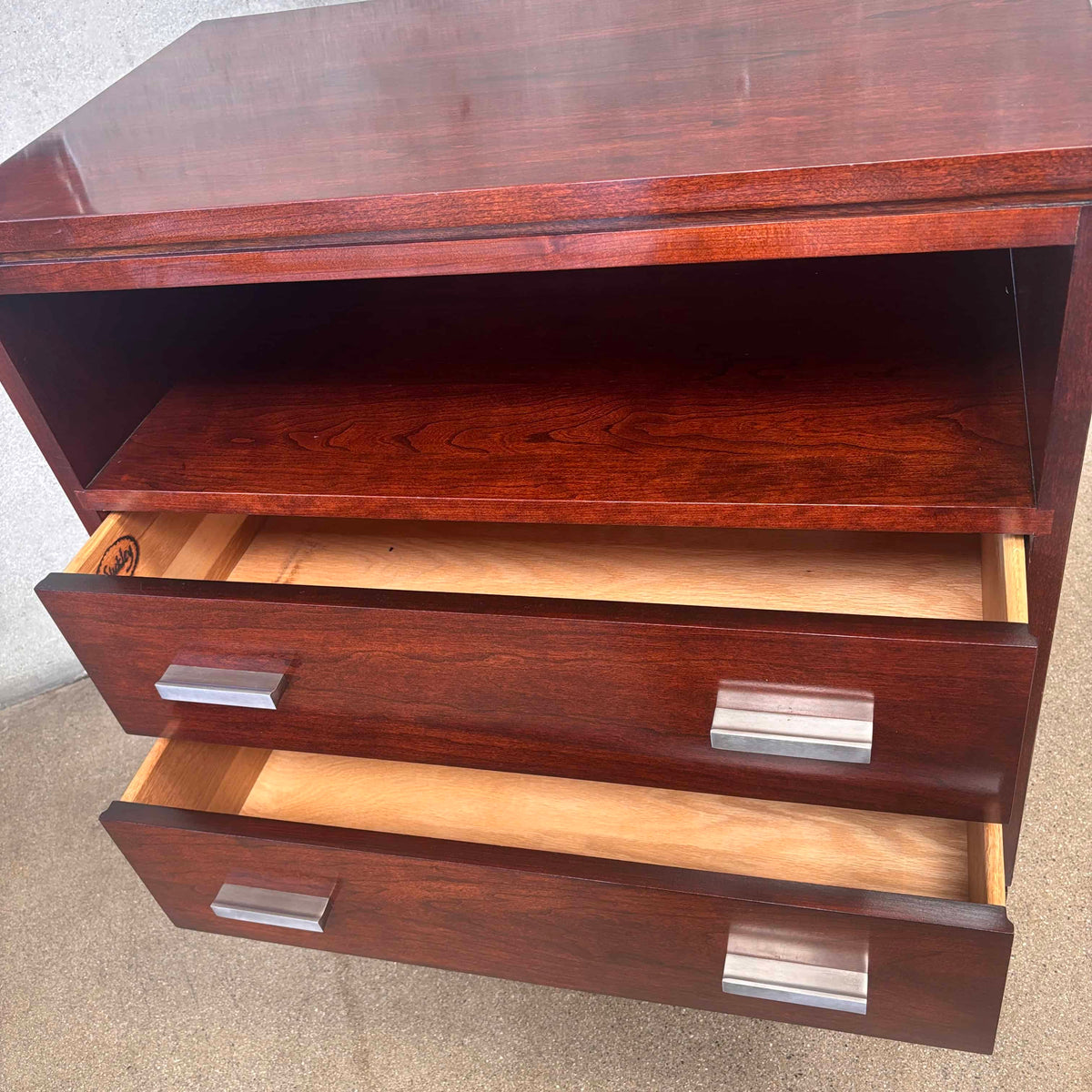 Stickley Nightstand Dwyer Two Drawer