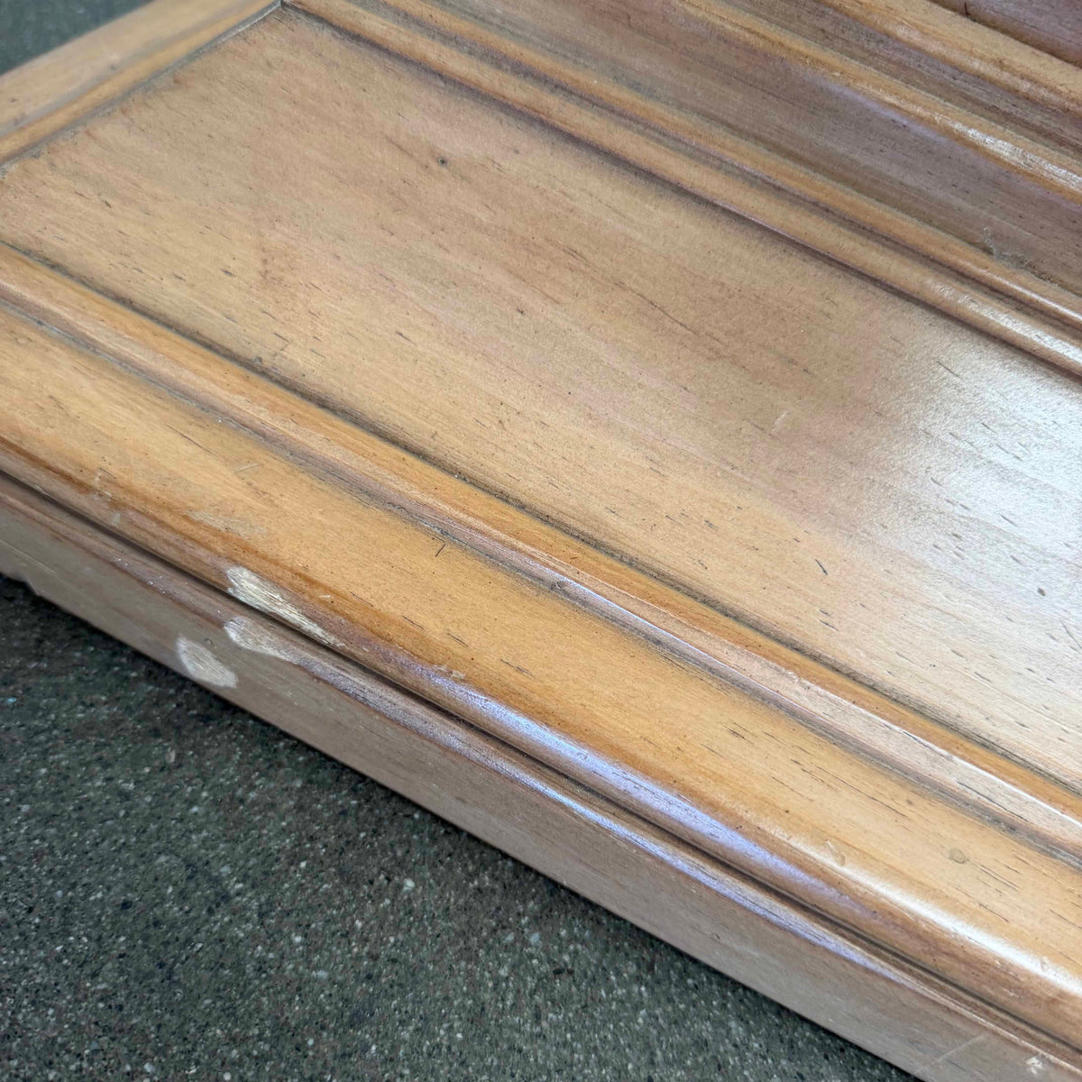 Large Wood Display Pedestal