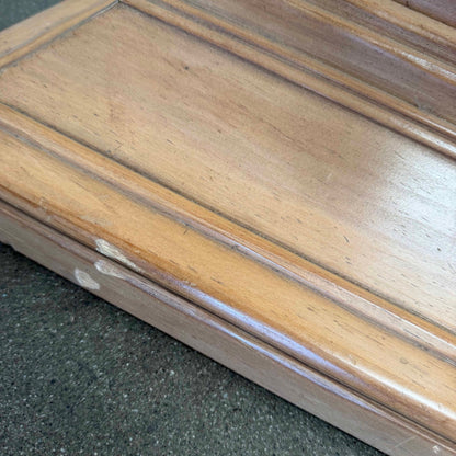 Large Wood Display Pedestal