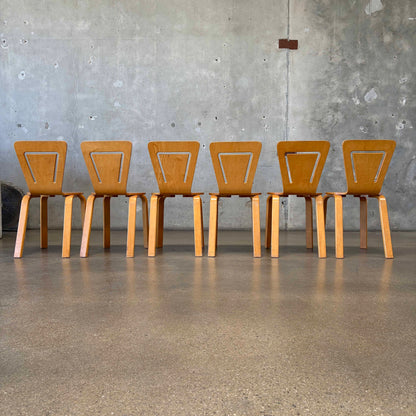 Mid Century Thonet Bentwood Dining Chairs