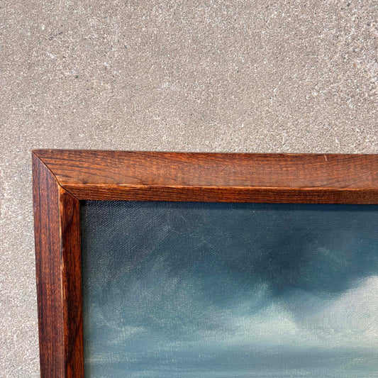 Vintage Seascape Oil Painting