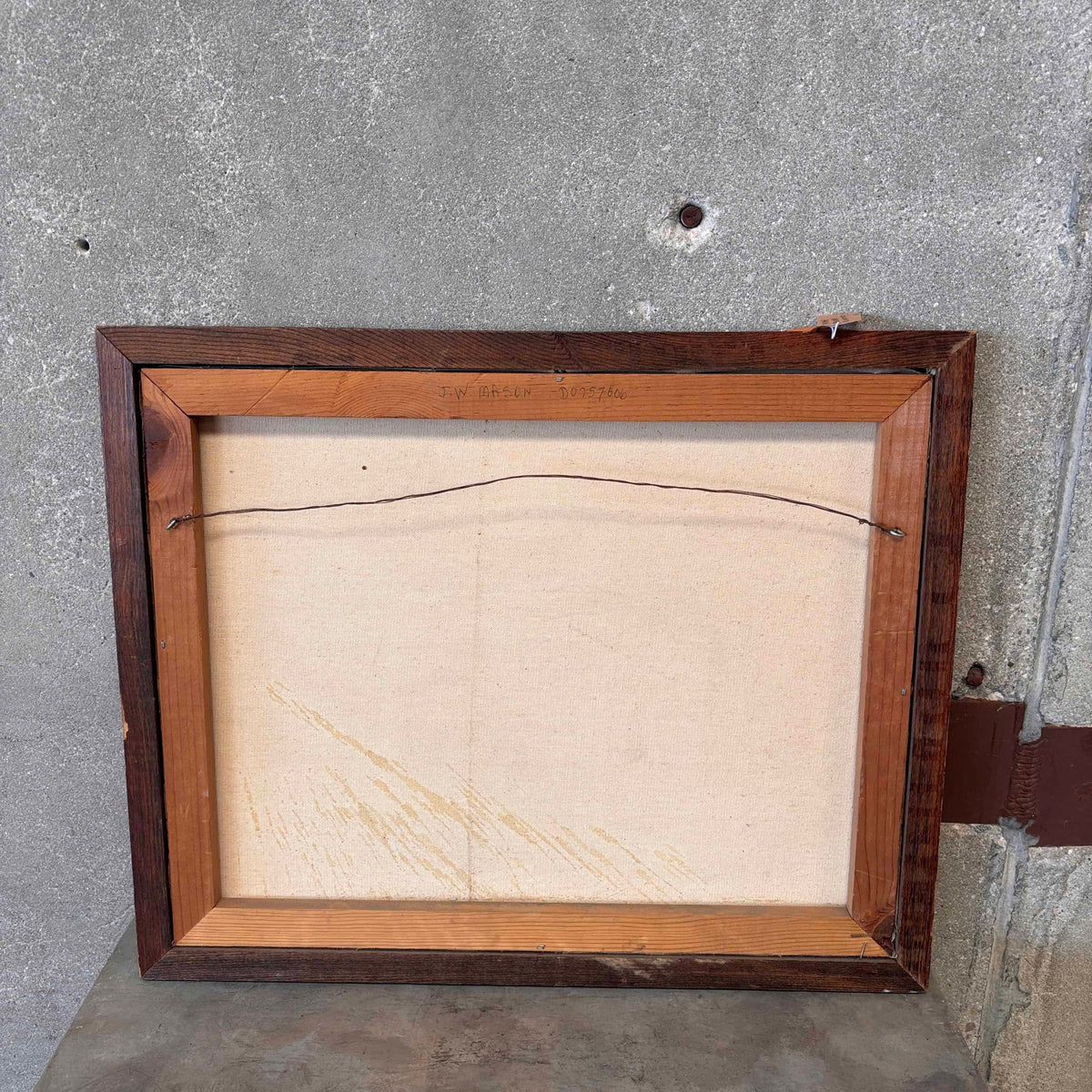 Vintage Seascape Oil Painting