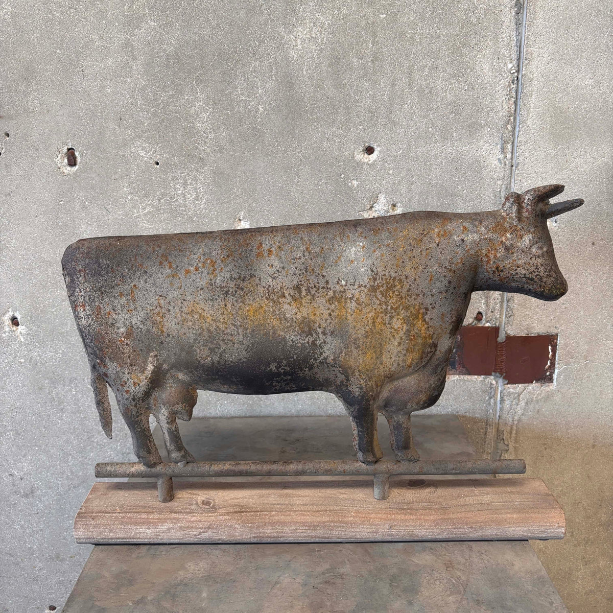 Vintage Weather Vane Cow