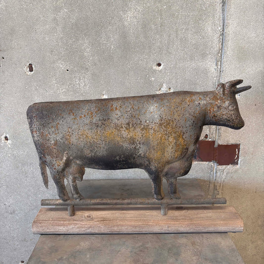 Vintage Weather Vane Cow
