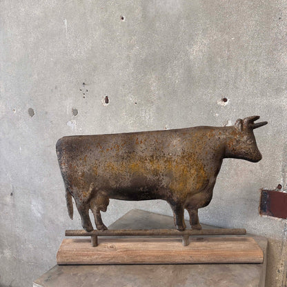 Vintage Weather Vane Cow