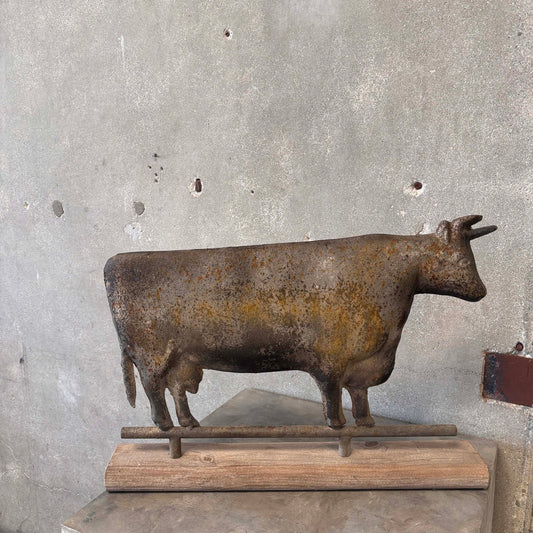 Vintage Weather Vane Cow