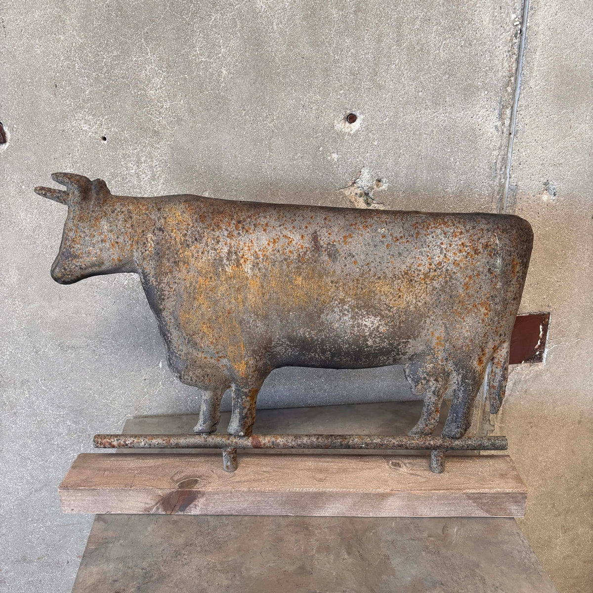Vintage Weather Vane Cow