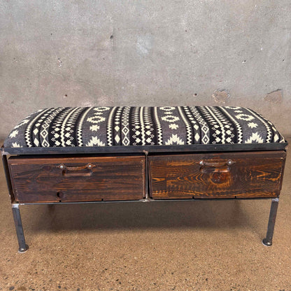 Custom Made Industrial Style Bench
