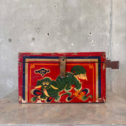Antique Hand painted Chinese Box