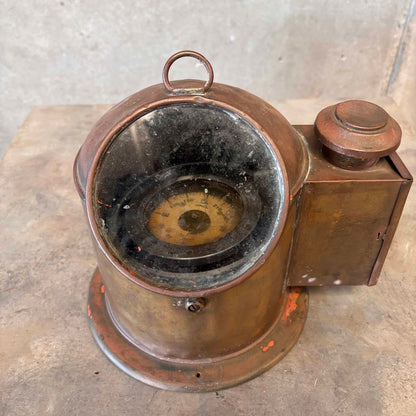 Antique Brass Nautical Compass
