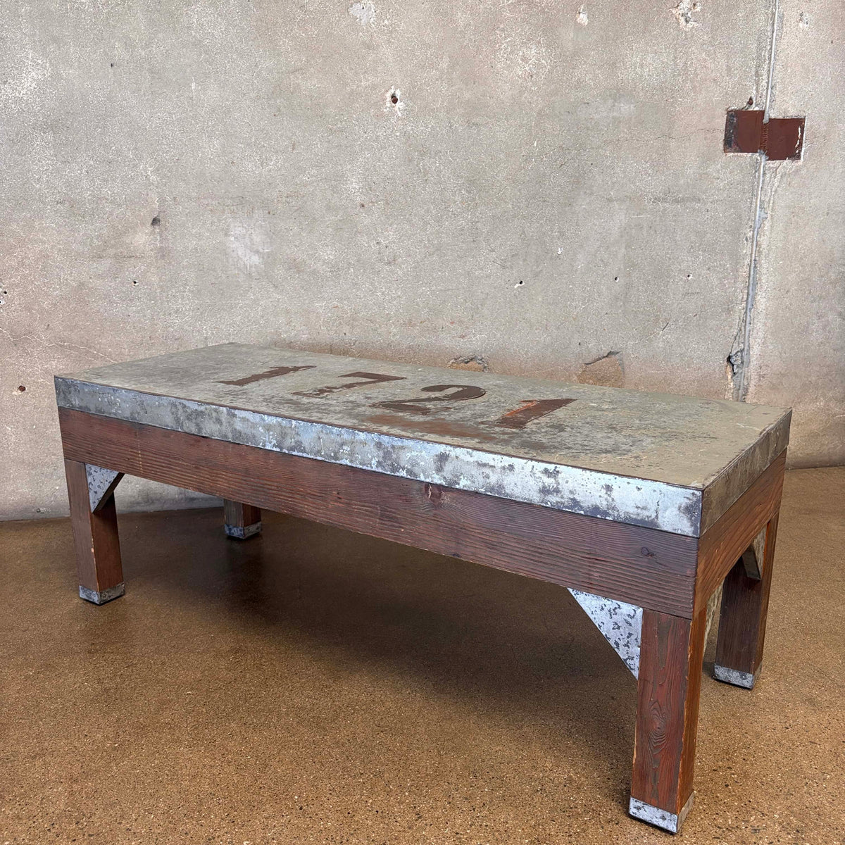 Custom Made Industrial Coffee Table