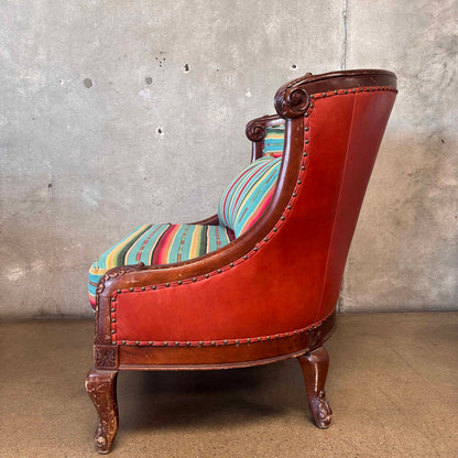 Custom Upholstered Vintage Tub Chair