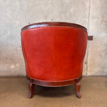 Custom Upholstered Vintage Tub Chair