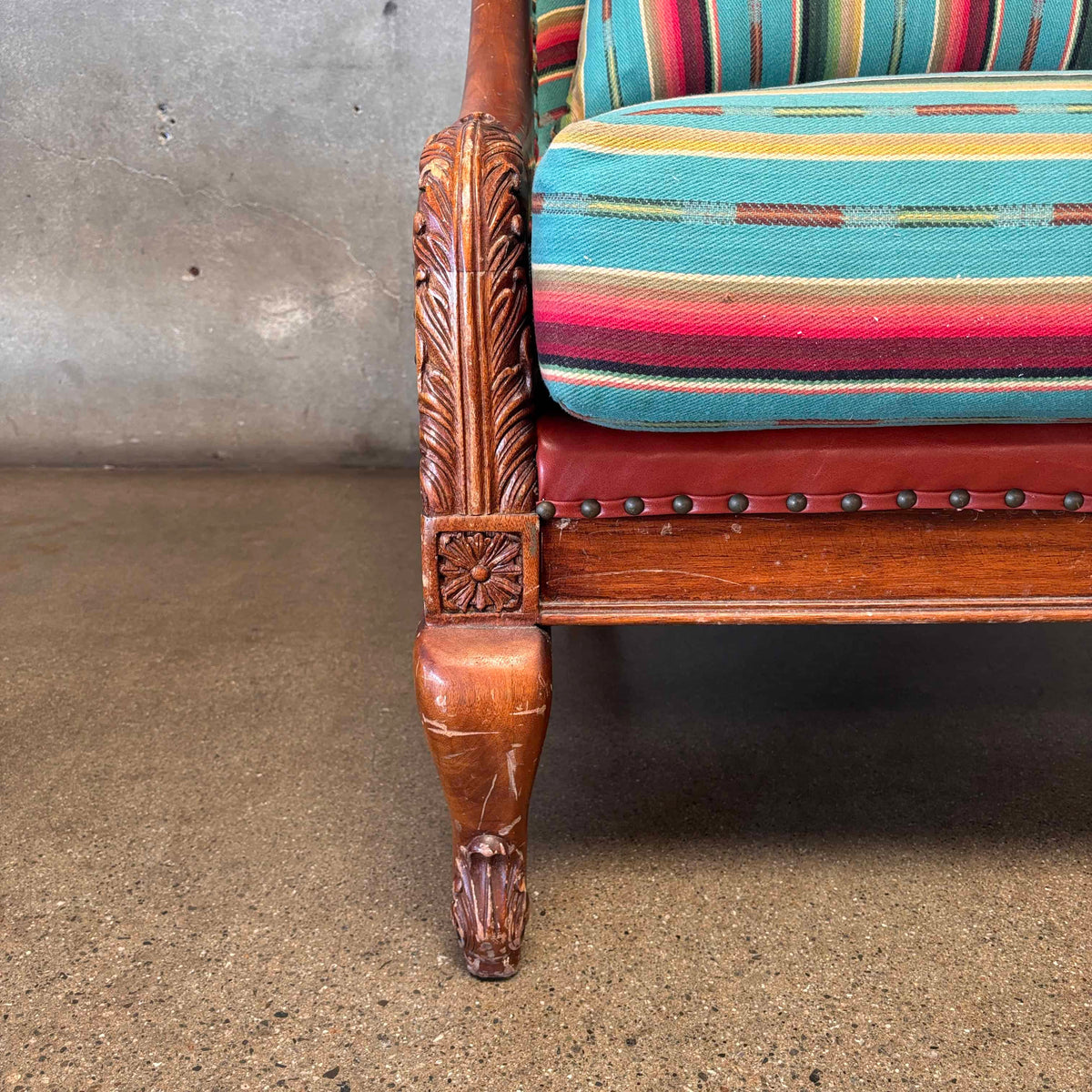 Custom Upholstered Vintage Tub Chair