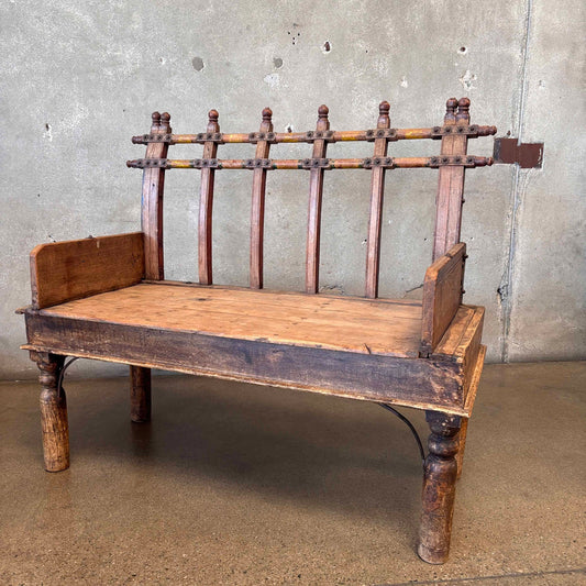 Antique Teak Handmade Bench