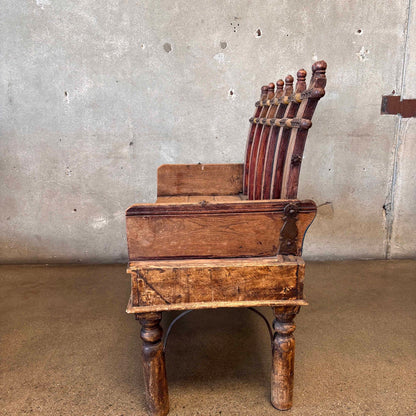 Antique Teak Handmade Bench