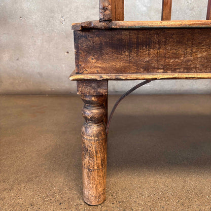 Antique Teak Handmade Bench