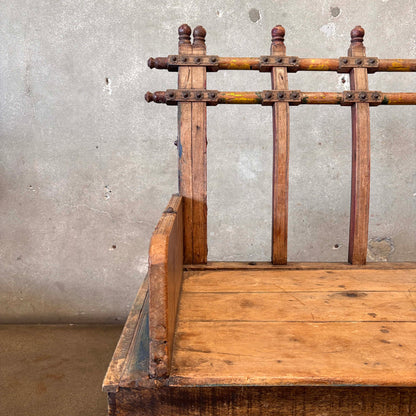 Antique Teak Handmade Bench