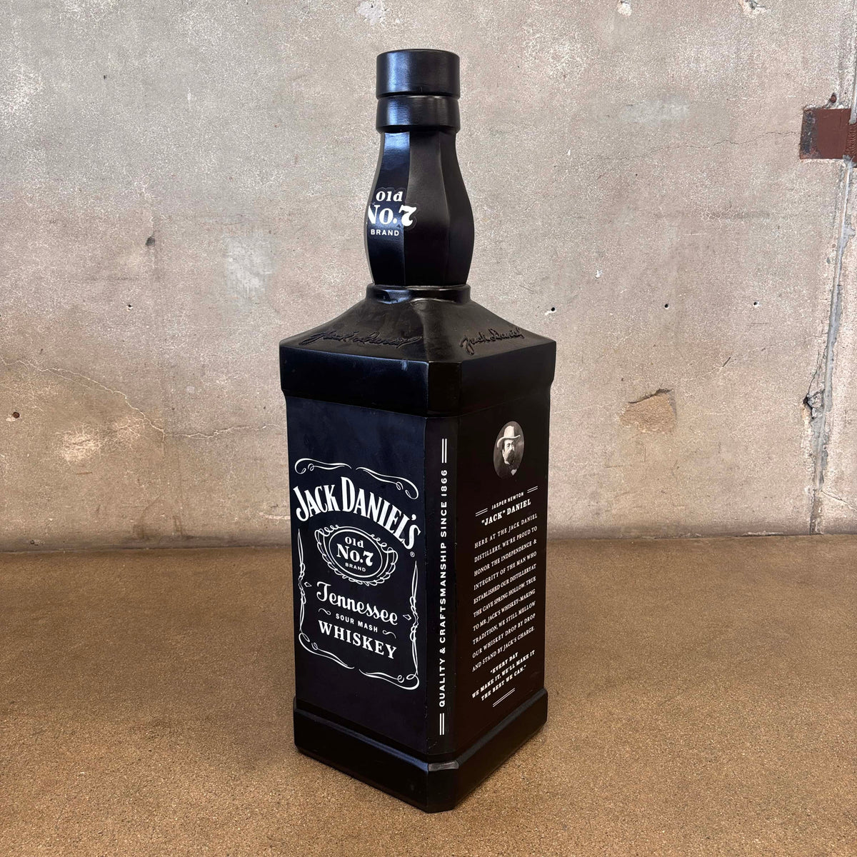 1970's Jack Daniel's Display Bottle Oversized