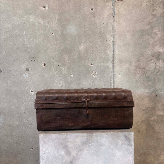 Antique Metal Trunk