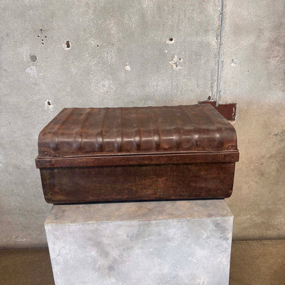 Antique Metal Trunk