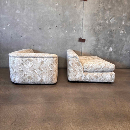 Vintage Low Profile Modular Sofa