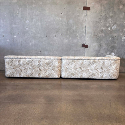 Vintage Low Profile Modular Sofa