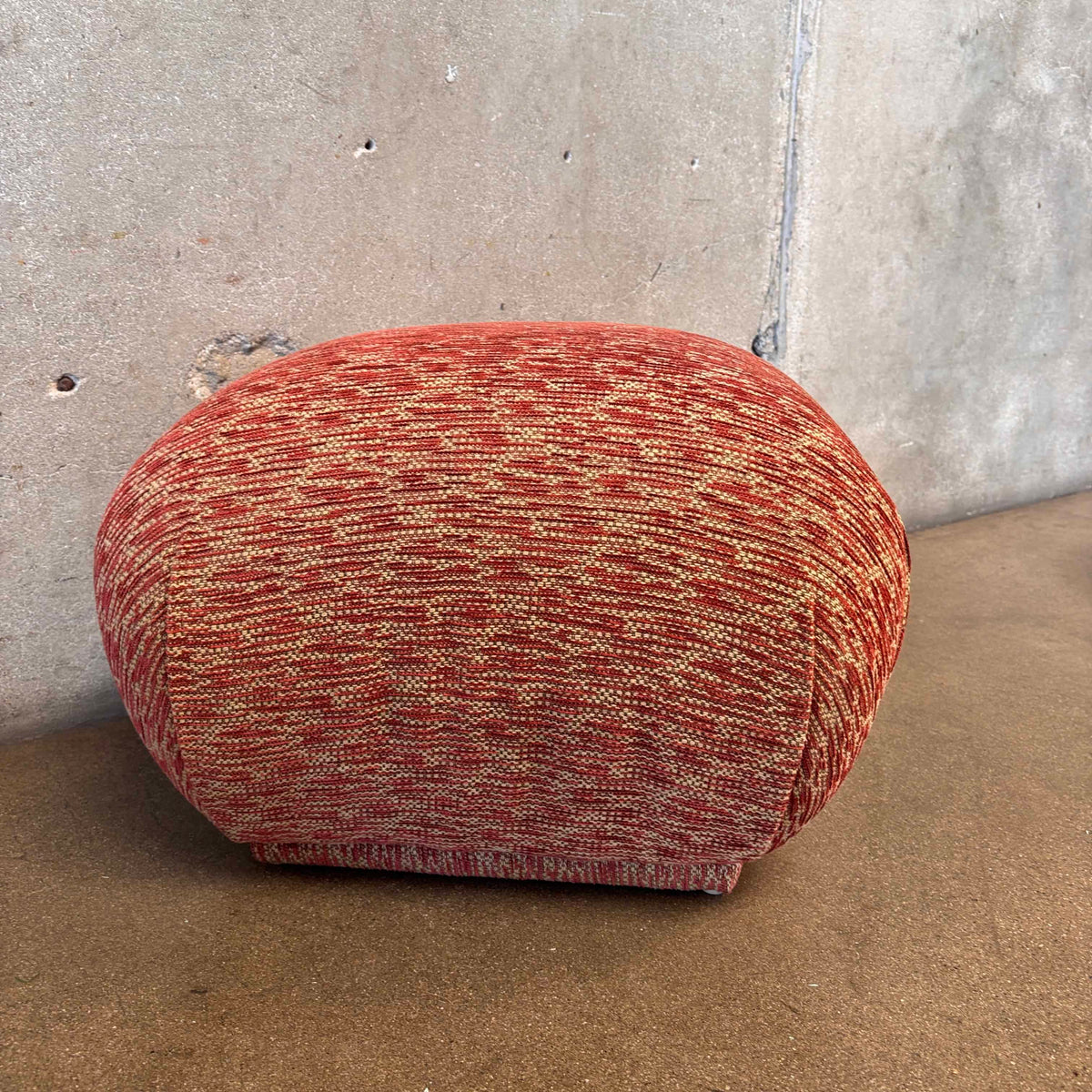Vintage Tweed Pouf