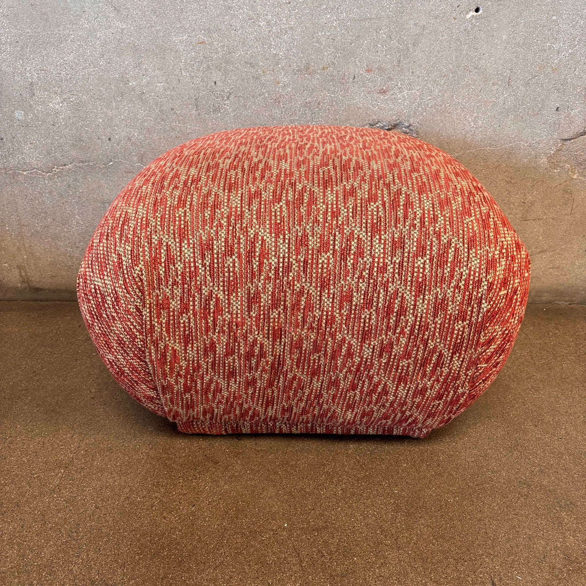 Vintage Tweed Pouf