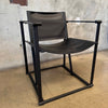 Postmodern Black Leather + Metal Armchair By Radboud Van Beekum For Pastoe Product Image