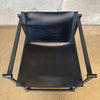 Postmodern Black Leather + Metal Armchair By Radboud Van Beekum For Pastoe Product Image