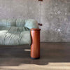 Leather + Dalmwood Love Seat By Pacific Green Product Image
