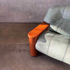 Leather + Dalmwood Love Seat By Pacific Green Product Image