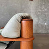 Leather + Dalmwood Love Seat By Pacific Green Product Image