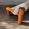 Leather + Dalmwood Love Seat By Pacific Green Product Image
